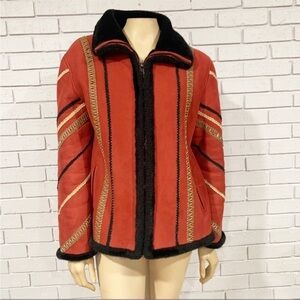 Tally Ho Women’s Faux Suede Fur Lined Jacket